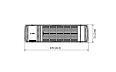Spot 1600W Collection - Technical Drawing / Front by Heatscope Heaters